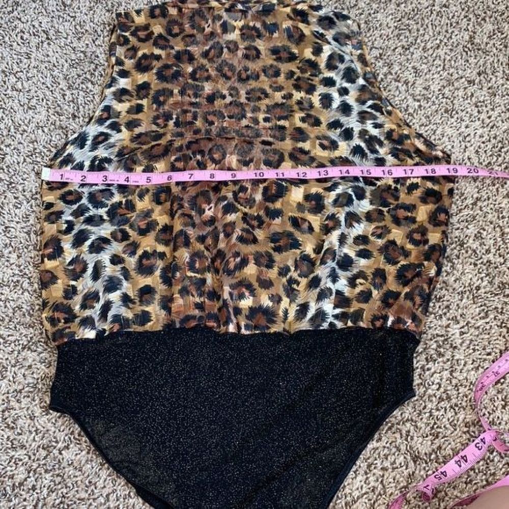 Victorias‎ Secret vintage women’s medium leopard print bodysuit - Picture 7 of 7